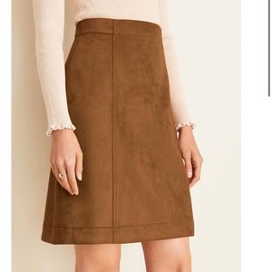 Suede Skirt